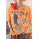 T-shirt Pajaro 1865 Viggo in Moon Orange Magnolia Pearl - 1