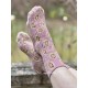 socks Floral Lil Dipper in Avignon Magnolia Pearl - 3