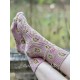 socks Floral Lil Dipper in Avignon Magnolia Pearl - 4