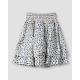 skirt 22259 AMANDA Blue dots cotton Ewa i Walla - 11