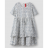 robe 55888 DINTI coton Pois bleus Ewa i Walla - 17