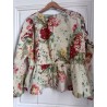 jacket 66348 Flower print cotton Size XL Ewa i Walla - 3