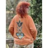 T-shirt Pajaro 1865 Viggo in Moon Orange Magnolia Pearl - 9