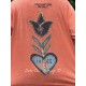 T-shirt Pajaro 1865 Viggo in Moon Orange Magnolia Pearl - 24