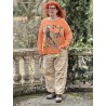 T-shirt Pajaro 1865 Viggo in Moon Orange Magnolia Pearl - 10