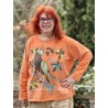 T-shirt Pajaro 1865 Viggo in Moon Orange Magnolia Pearl - 7