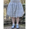 skirt 22259 AMANDA Blue dots cotton Ewa i Walla - 6