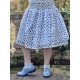 skirt 22259 AMANDA Blue dots cotton Ewa i Walla - 7