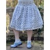 skirt 22259 AMANDA Blue dots cotton Ewa i Walla - 7