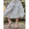 skirt 22259 AMANDA Blue dots cotton Ewa i Walla - 2