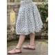 skirt 22259 AMANDA Blue dots cotton Ewa i Walla - 3