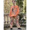 T-shirt Pajaro 1865 Viggo in Moon Orange Magnolia Pearl - 4