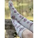 socks Over The Knee in Sweet Kiss Magnolia Pearl - 2