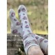 chaussettes Over The Knee in Sweet Kiss Magnolia Pearl - 1