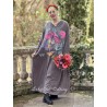 robe Flor De La Pasion Viggo Hoodie in Ozzy Magnolia Pearl - 2