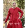 robe 55938 JASMIN coton Rouge Ewa i Walla - 1