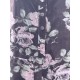 overalls ALAIN Chocolate with pink flowers velvet Les Ours - 7