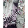 overalls ALAIN Chocolate with pink flowers velvet Les Ours - 11