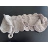 collar scarf CUNEGONDE taupe wool Les Ours - 3