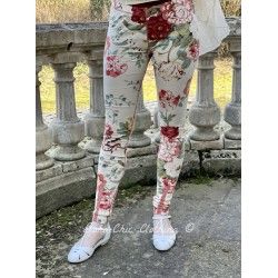 legging 11361 coton Flower print Taille XL Ewa i Walla - 1