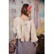 blouse Rosemary in Aged Magnolia Pearl - 11