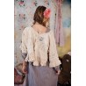 blouse Rosemary in Aged Magnolia Pearl - 11