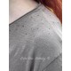 T-shirt Boyfriend in Moss Gray Magnolia Pearl - 21