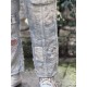 jean's Quilted Tatum Cargo in Washed Indigo Magnolia Pearl - 18