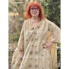 robe Tussar Eevie Kaftan in Provincial Magnolia Pearl - 3