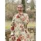 veste longue 66349 coton Flower print Taille XL Ewa i Walla - 13