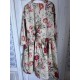 veste longue 66349 coton Flower print Taille XL Ewa i Walla - 3