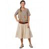 skirt 22106 Sand shirt cotton Ewa i Walla - 19