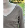 pull NOE lin Chocolat T3 Les Ours - 13