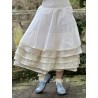 skirt / petticoat MADOU Ecru organza Les Ours - 2