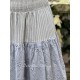 skirt BRUNA Blue embroidered cotton Les Ours - 16