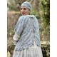 blouse AGATHA Blue embroidered cotton Les Ours - 3