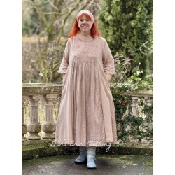 robe MAINA coton brodé Rose