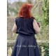 robe ANCOLIE coton Noir Les Ours - 7