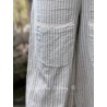 pants GUS Blue striped gauze Les Ours - 22