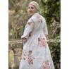 long jacket ANA Flower print cotton poplin Les Ours - 6