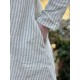 tunic CAMILA Blue striped gauze Les Ours - 19