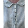 tunic CAMILA Blue striped gauze Les Ours - 20