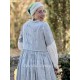 dress EMONA Blue embroidered cotton Les Ours - 8