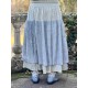 skirt BRUNA Blue embroidered cotton Les Ours - 10