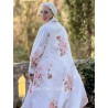 long jacket MALO Flower print cotton poplin Les Ours - 15