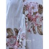 tunic CAROLA Flower print cotton Les Ours - 21