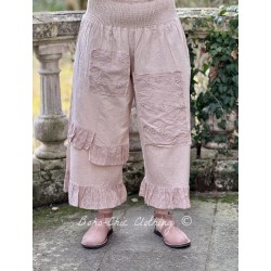 pantalon ANGE coton Rayé rose Les Ours - 1