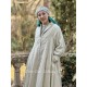 long jacket MALO Blue striped gauze Les Ours - 4