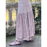 skirt BRUNA Pink embroidered cotton Les Ours - 3