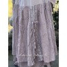 skirt BRUNA Pink embroidered cotton Les Ours - 21